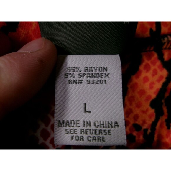 Dots Skirt Women Large Orange Pink Mini Bodycon Stretch Animal Print  Tube Waist - Picture 6 of 9